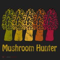 Mushroom Hunter Cute Gift Fun Morel Hunting Distressed Look Gift Golf Towel thumb 3