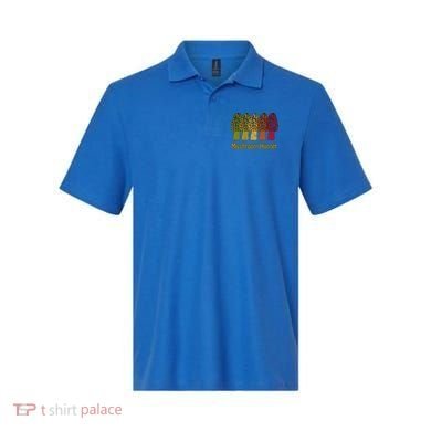 Mushroom Hunter Cute Gift Fun Morel Hunting Distressed Look Gift Polo