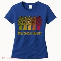 Mushroom Hunter Cute Gift Fun Morel Hunting Distressed Look Gift Women's T-Shirt thumb 0
