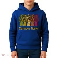 Mushroom Hunter Cute Gift Fun Morel Hunting Distressed Look Gift Kids Hoodie thumb 4