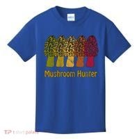 Mushroom Hunter Cute Gift Fun Morel Hunting Distressed Look Gift Kids T-Shirt thumb 0