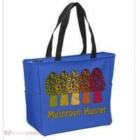 Mushroom Hunter Cute Gift Fun Morel Hunting Distressed Look Gift Tote Bag thumb 2