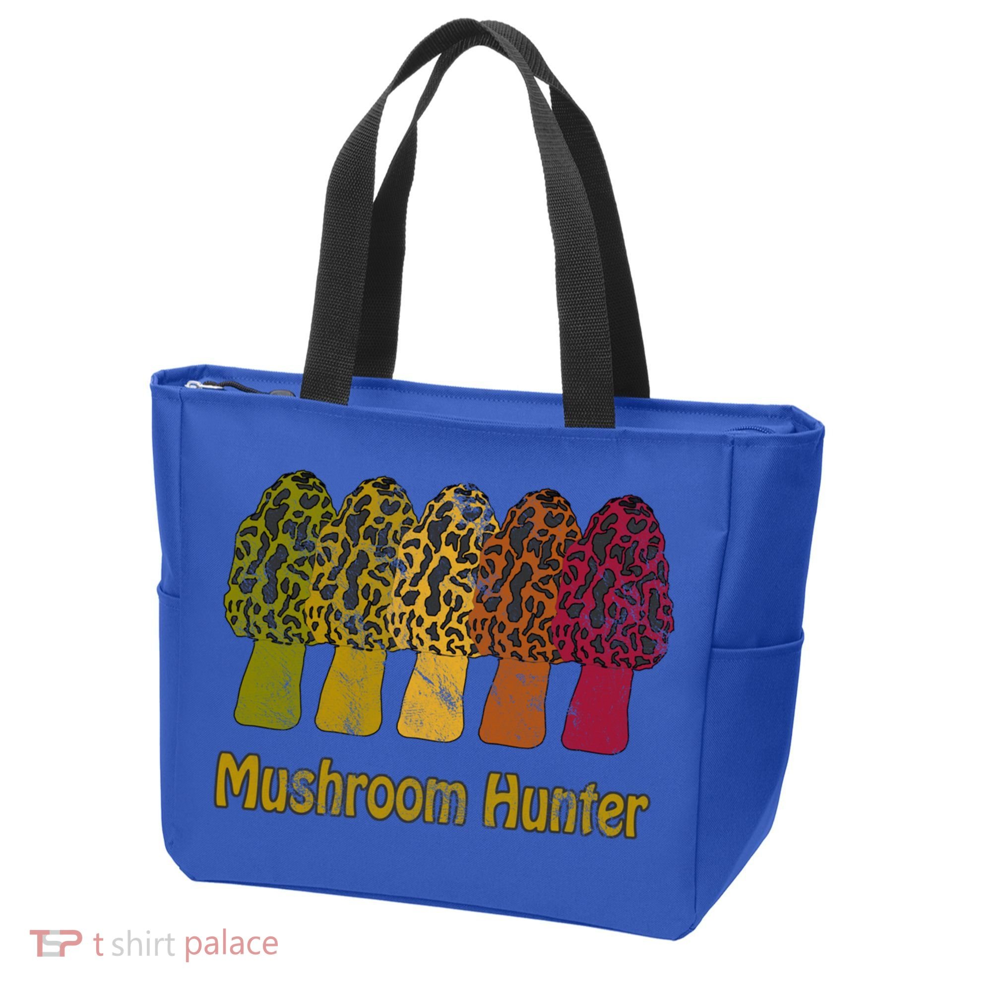 Mushroom Hunter Cute Gift Fun Morel Hunting Distressed Look Gift Tote Bag