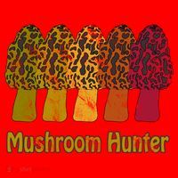 Mushroom Hunter Cute Gift Fun Morel Hunting Distressed Look Gift Santa Hat thumb 1