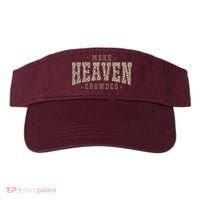 Make Heaven Crowded Christian Faith Slogan Visor thumb 0