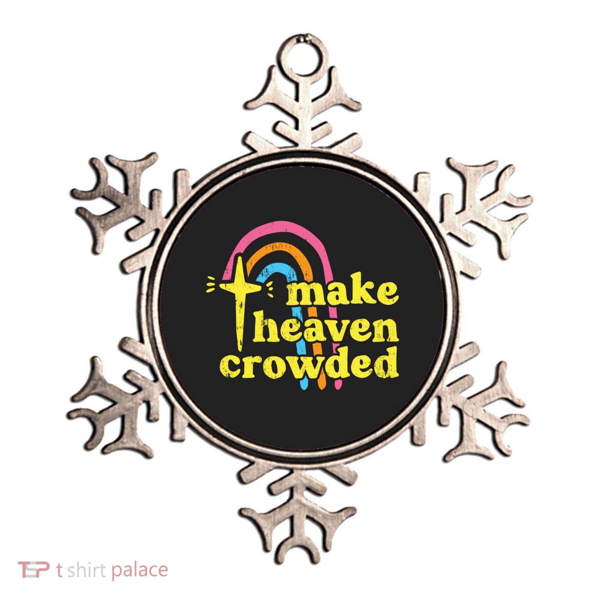 Make Heaven Crowded Cute Christian Missionary Pastor's Wife Meaningful Gift Ornament