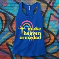 Make Heaven Crowded Cute Christian Missionary Pastor's Wife Meaningful Gift Women's Tank Top thumb 3