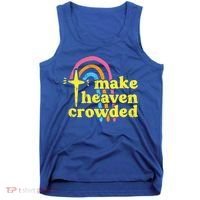 Make Heaven Crowded Cute Christian Missionary Pastor's Wife Meaningful Gift Tank Top thumb 0