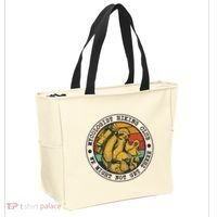 Mycologist Hiking Club We Might Not Get There Sloth Tote Bag thumb 2