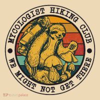 Mycologist Hiking Club We Might Not Get There Sloth Tote Bag thumb 4