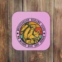 Mycologist Hiking Club We Might Not Get There Sloth Coaster thumb 0