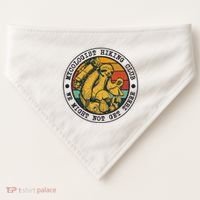 Mycologist Hiking Club We Might Not Get There Sloth USA-Made Doggie Bandana thumb 0