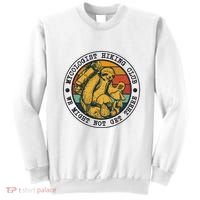 Mycologist Hiking Club We Might Not Get There Sloth Sweatshirt thumb 0
