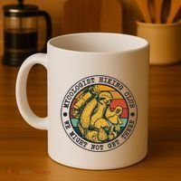 Mycologist Hiking Club We Might Not Get There Sloth Coffee Mug thumb 4