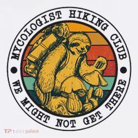 Mycologist Hiking Club We Might Not Get There Sloth Women's Hoodie thumb 2
