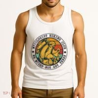 Mycologist Hiking Club We Might Not Get There Sloth Tank Top thumb 3