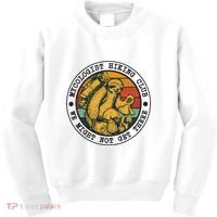 Mycologist Hiking Club We Might Not Get There Sloth Kids Sweatshirt thumb 0
