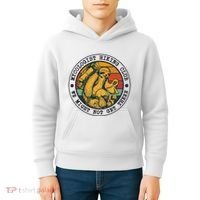 Mycologist Hiking Club We Might Not Get There Sloth Kids Hoodie thumb 4