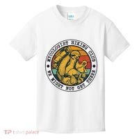 Mycologist Hiking Club We Might Not Get There Sloth Kids T-Shirt thumb 0