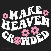 Make Heaven Crowded Christian Quote Saying Words On Back Beanie thumb 2