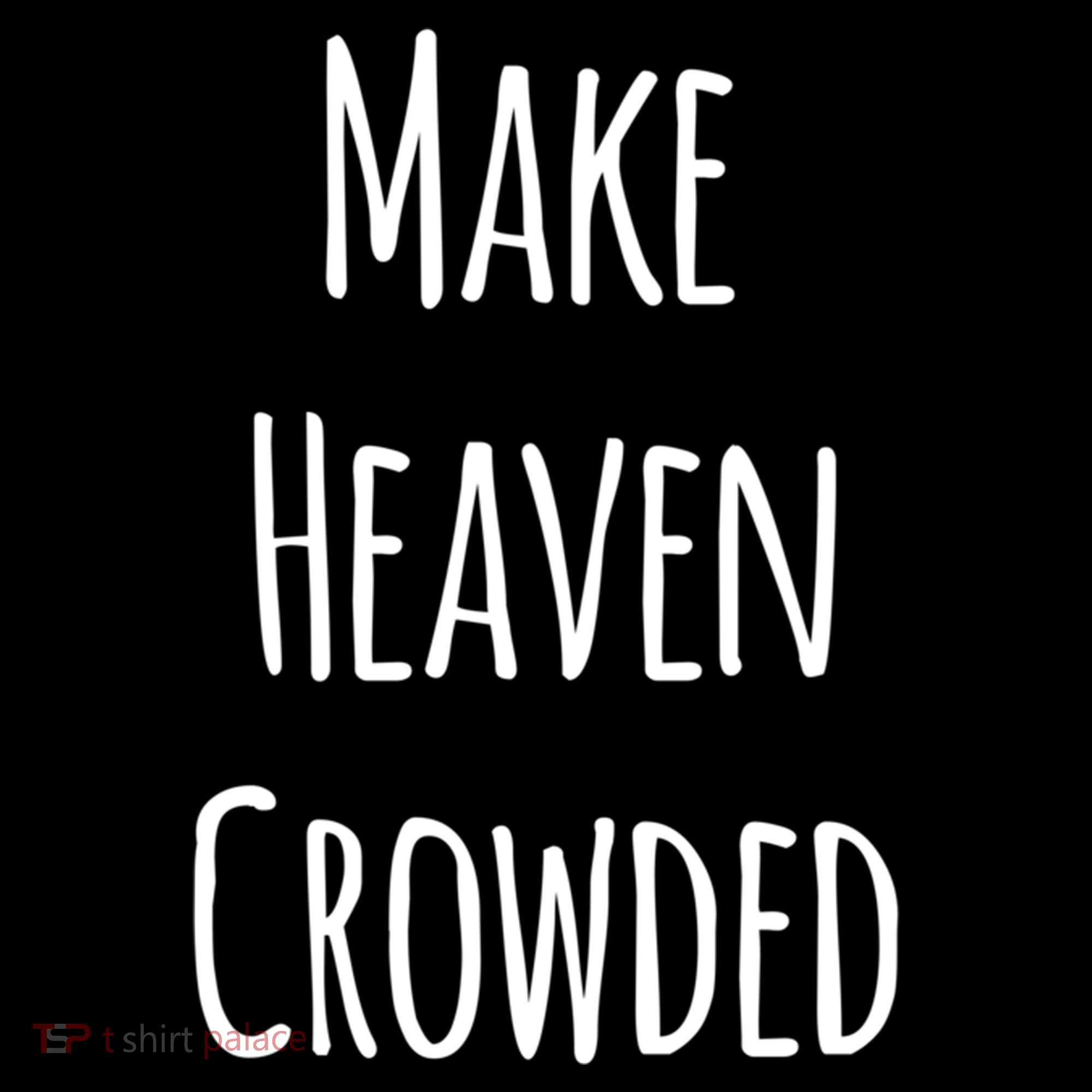 Make Heaven Crowded Gift USA-Made Doggie Bandana