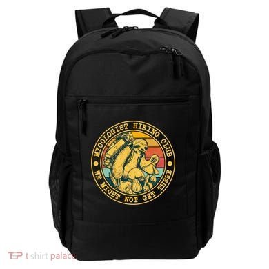 Mycologist Hiking Club We Might Not Get There Sloth Backpack