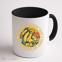 Mycologist Hiking Club We Might Not Get There Sloth Coffee Mug thumb 1