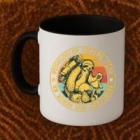 Mycologist Hiking Club We Might Not Get There Sloth Coffee Mug thumb 2