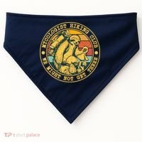 Mycologist Hiking Club We Might Not Get There Sloth USA-Made Doggie Bandana thumb 0