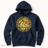 Mycologist Hiking Club We Might Not Get There Sloth Hoodie thumb 0