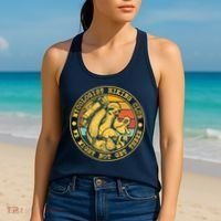 Mycologist Hiking Club We Might Not Get There Sloth Women's Tank Top thumb 2