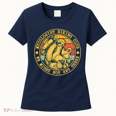 Mycologist Hiking Club We Might Not Get There Sloth Women's T-Shirt