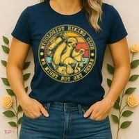 Mycologist Hiking Club We Might Not Get There Sloth Women's T-Shirt thumb 2