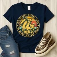 Mycologist Hiking Club We Might Not Get There Sloth Women's T-Shirt thumb 3