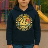 Mycologist Hiking Club We Might Not Get There Sloth Kids Hoodie thumb 3