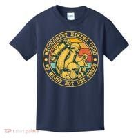 Mycologist Hiking Club We Might Not Get There Sloth Kids T-Shirt thumb 0