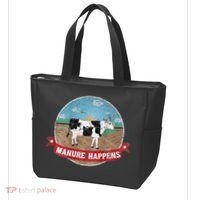 Manure Happens Cattle Ranch Farm Cow Dairy Humor Tote Bag thumb 3