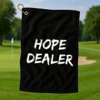 Motivational Hope Dealer Golf Towel thumb 1