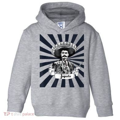 Mexican Hero Emiliano Zapata Toddler Hoodie