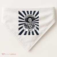 Mexican Hero Emiliano Zapata USA-Made Doggie Bandana thumb 0