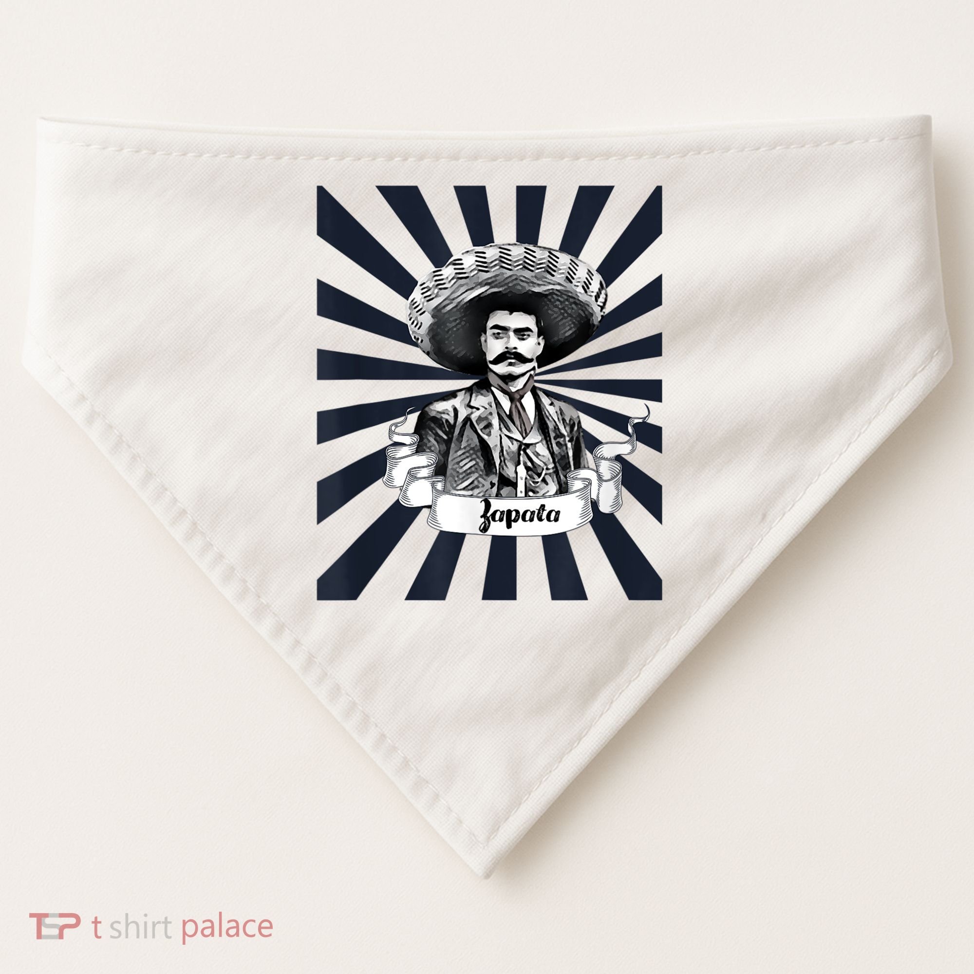 Mexican Hero Emiliano Zapata USA-Made Doggie Bandana
