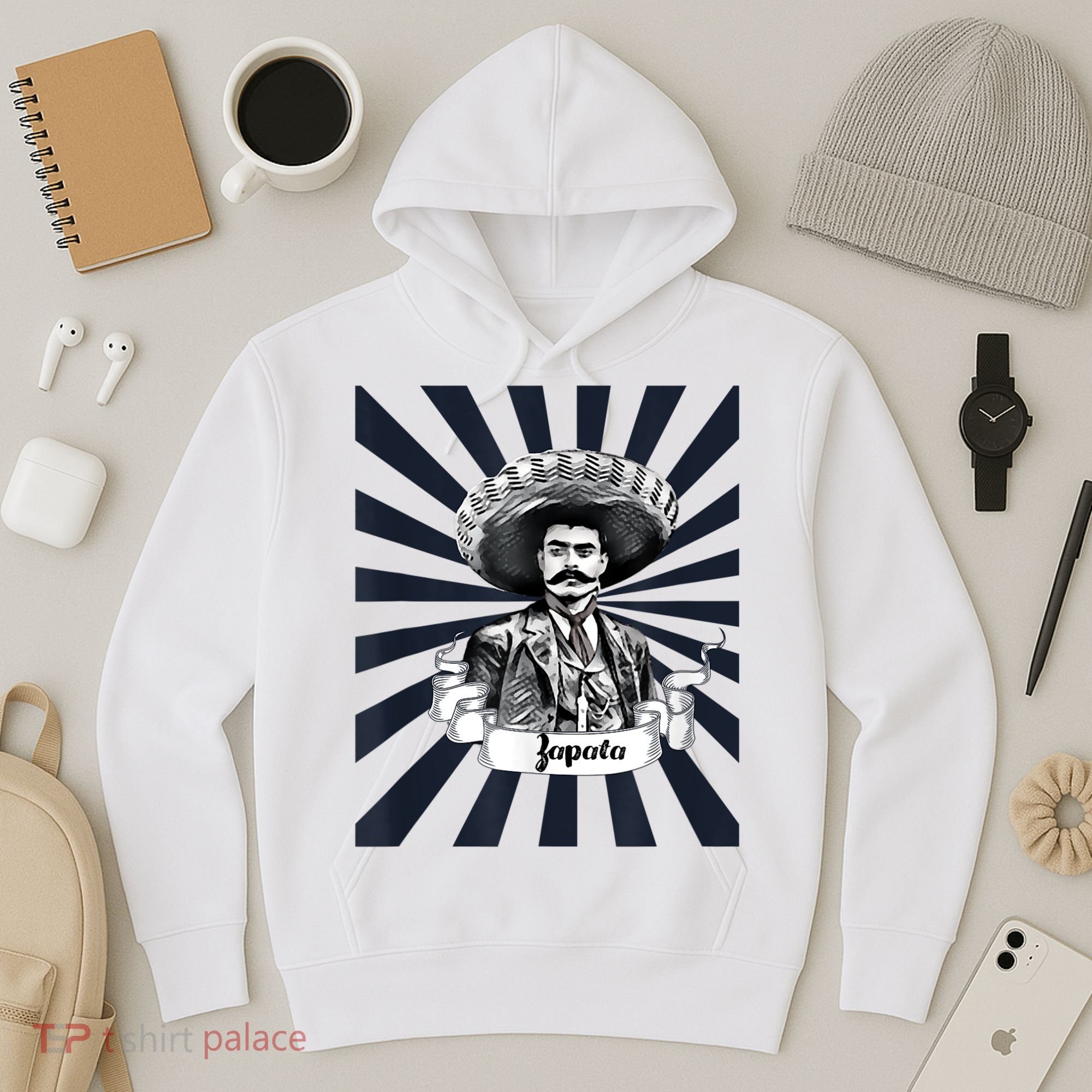 Mexican Hero Emiliano Zapata Hoodie