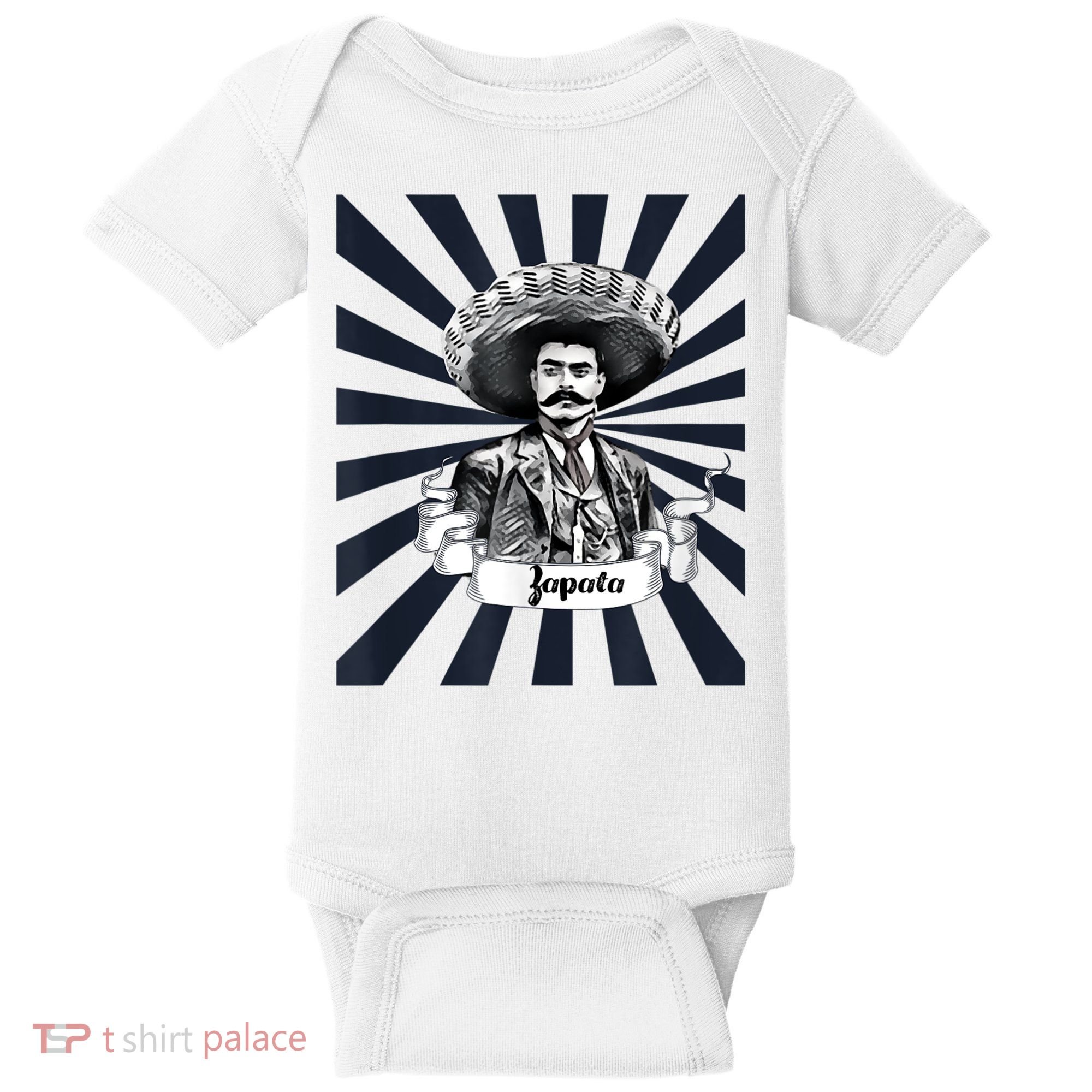 Mexican Hero Emiliano Zapata Baby Bodysuit