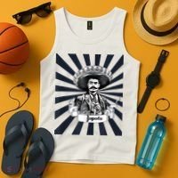 Mexican Hero Emiliano Zapata Tank Top thumb 4