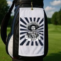 Mexican Hero Emiliano Zapata Golf Towel thumb 2