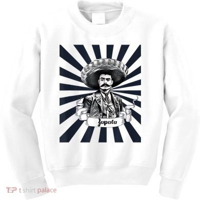 Mexican Hero Emiliano Zapata Kids Sweatshirt