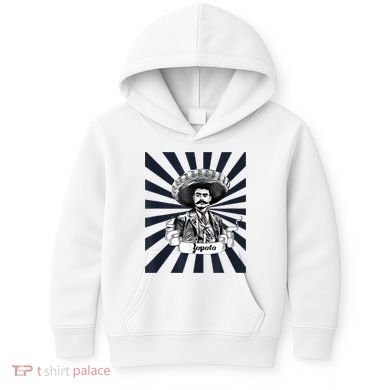 Mexican Hero Emiliano Zapata Kids Hoodie