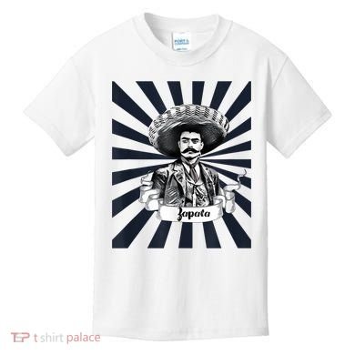 Mexican Hero Emiliano Zapata Kids T-Shirt