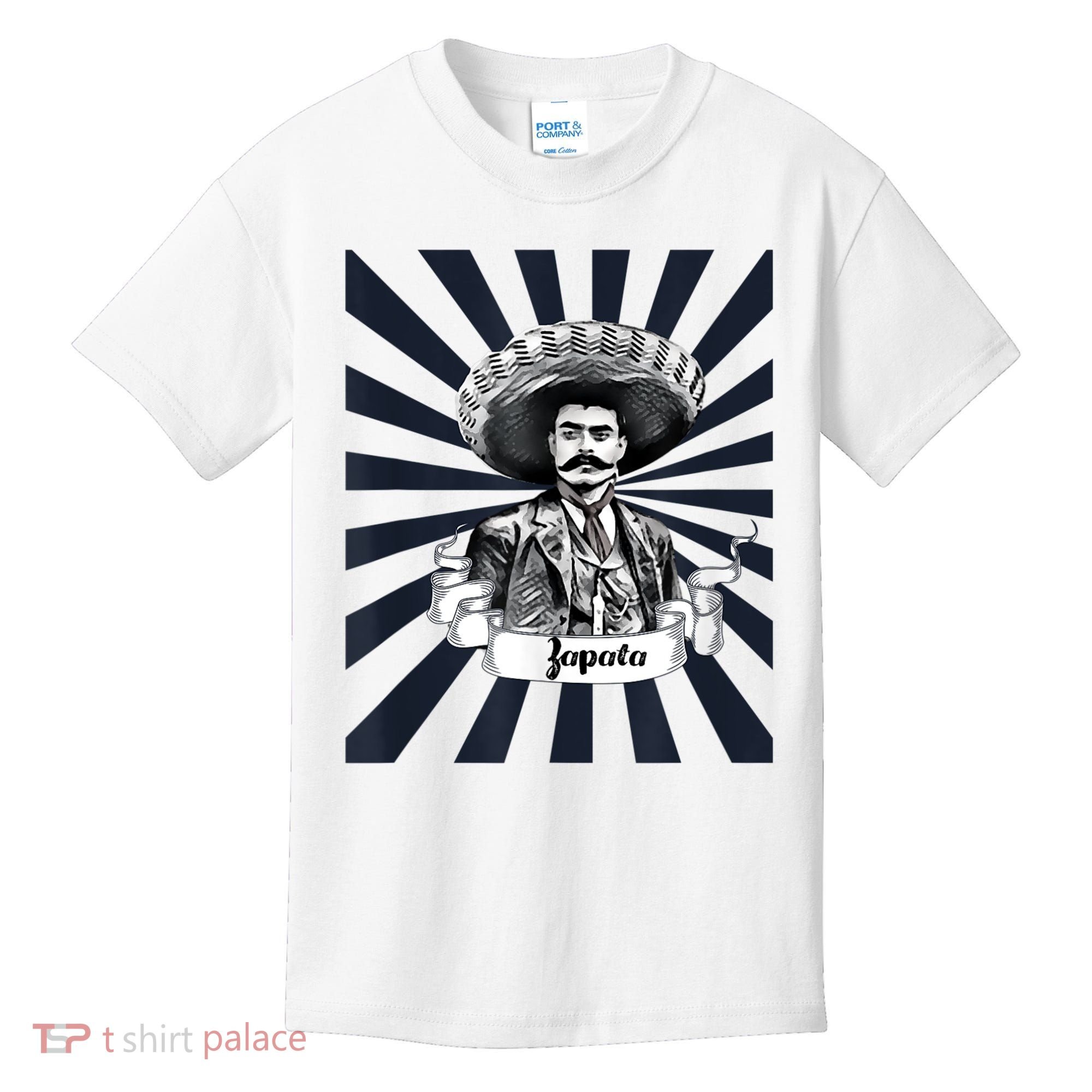 Mexican Hero Emiliano Zapata Kids T-Shirt