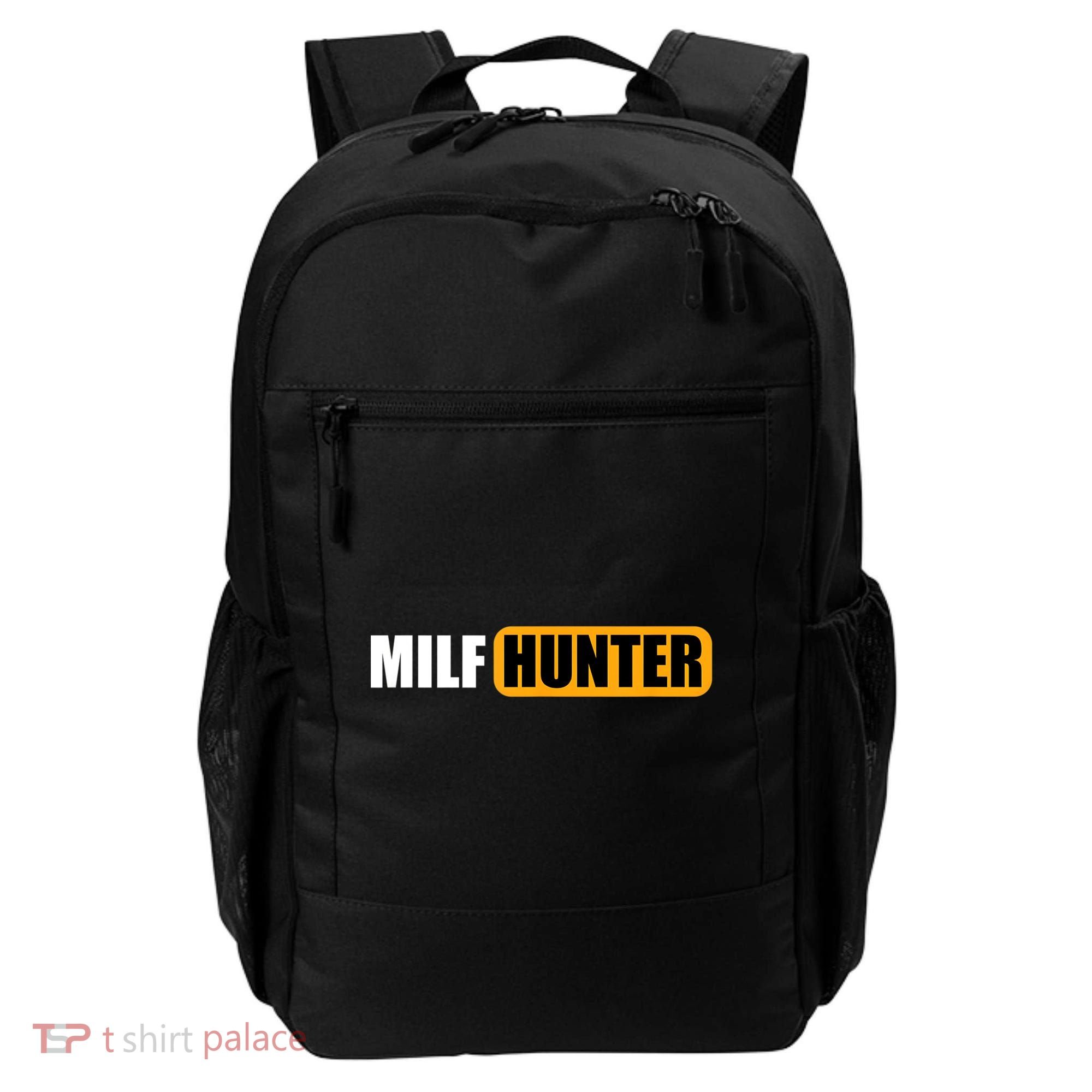 MILF HUNTER Erotic Gift For Adults Backpack